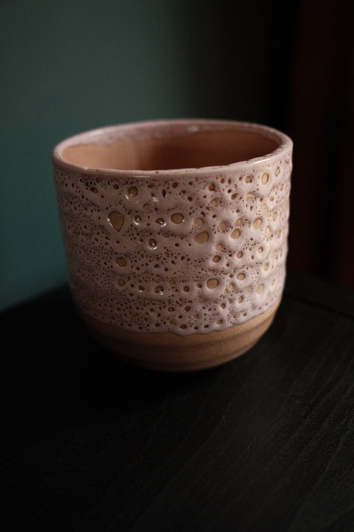 Blush Ripple Glazed Planter